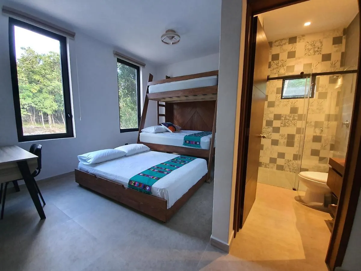 Residence 8 Min From The Beach Puerto Morelos Semesterbostad