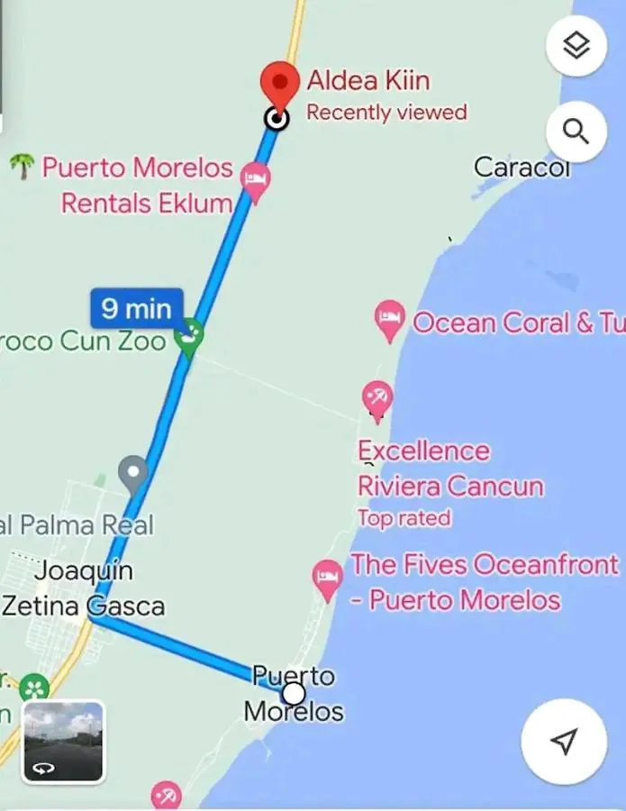 Residence 8 Min From The Beach Puerto Morelos Semesterbostad